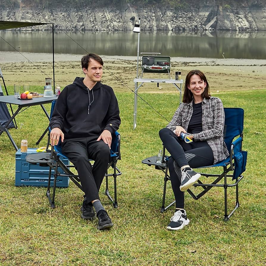 Amazon.com: EVER ADVANCED Camping Directors' Chair with Side